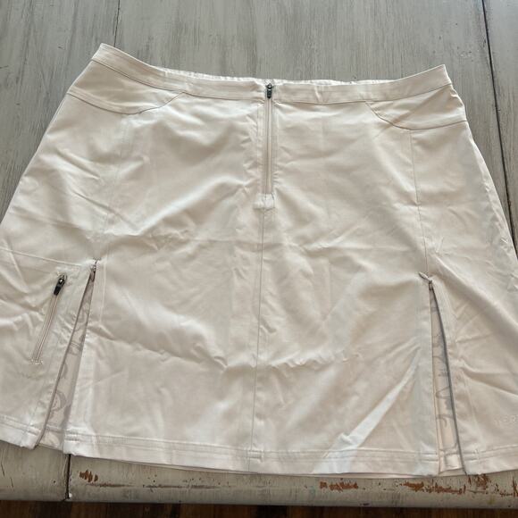 NWT Terry Precision Bicycles Gray Zipper Skirt Nylon Activewear No Liner Sz XXL - Picture 1 of 8